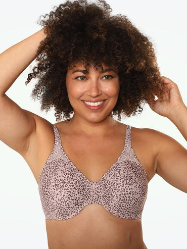 Bali Minimizer bra rosewood animal print