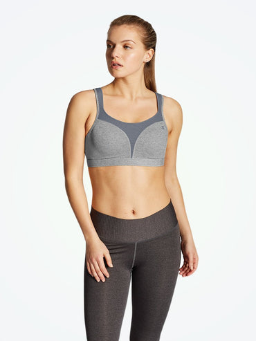 Gray sports bra 