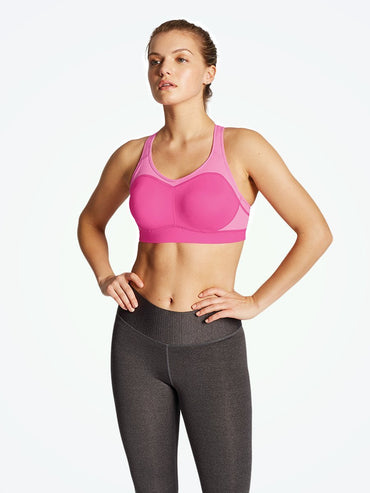 Pink sports bra 