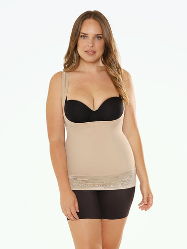 Shelf bra cami nude