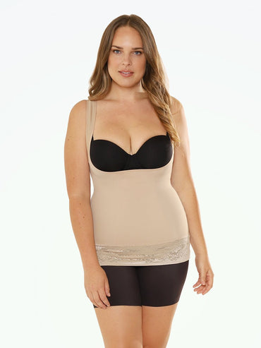 Shelf bra cami nude