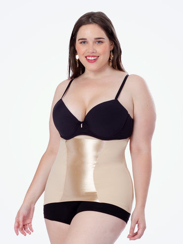 nude hourglass figure waist cincher