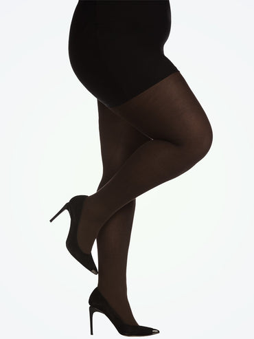 Hanes opaque tights black
