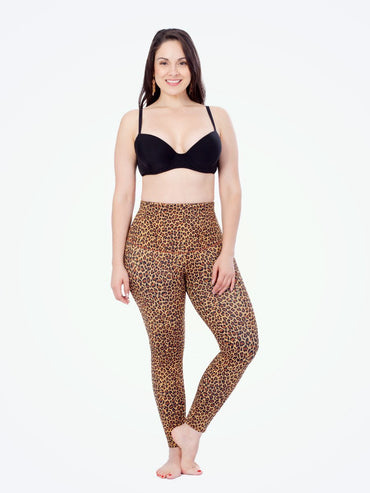 Leopard print leggings