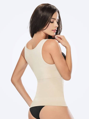 Lateral and back CoCoon Bra-Less Shaping Cami color nude