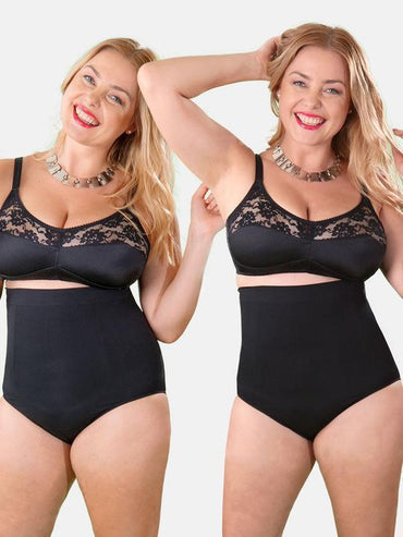 Panties Black / M / L Empetua™ 2-Pack All Day Every Day High-Waisted Shaper Panty