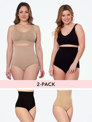 Empetua™ 2-Pack All Day Every Day High-Waisted Shaper Panty