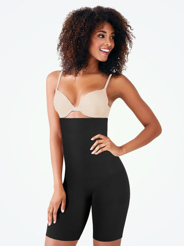 Maidenform Seamless Hi-Waist Thigh Slimmer black