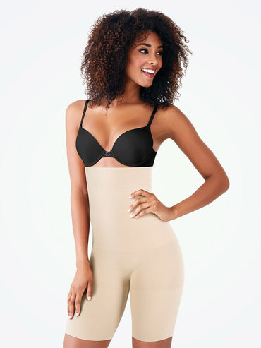 Maidenform Seamless Hi-Waist Thigh Slimmer nude